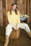 Clara Crew Neck Knit (Butter Yellow)