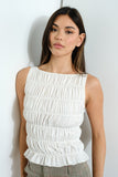 Naomi Smocked Tank Top