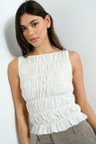 Naomi Smocked Tank Top