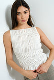Naomi Smocked Tank Top