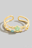 Double Row Gold Dipped Star Ring
