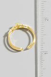 Double Row Gold Dipped Star Ring
