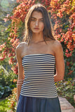 Loen Striped Tube Top