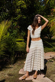Golden Hour Lace Maxi Skirt