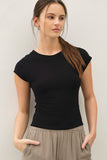 Softcore Crewneck Top (Black)