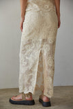 Mabel Floral Lace Midi Skirt