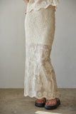 Mabel Floral Lace Midi Skirt