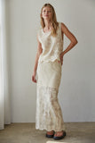 Mabel Floral Lace Midi Skirt