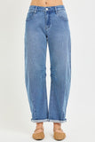 Crop Barrel Textured Jeans