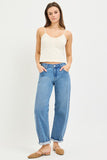 Crop Barrel Textured Jeans