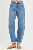 Crop Barrel Textured Jeans
