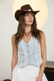Dimension Denim Vest
