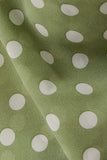 Polka Dot Cowl Neck Top