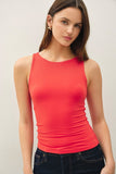 Double Lined Tank Top (Tomato)