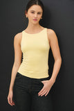 Double Lined Tank Top (Butter Yellow)