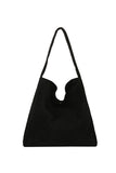 Signature Suede Hobo Bag (Black)