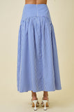 Jackie Gingham Maxi Skirt