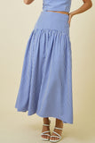 Jackie Gingham Maxi Skirt