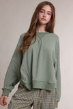 Freya Oversized Striped Drop Shoulder Sweatshirt