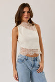 Lace Muse Top (Cream)