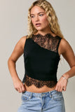 Lace Muse Top (Black)
