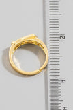 Cz Belt Buckle Ring