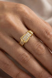 Cz Belt Buckle Ring
