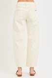Eyelet String Barrel Pants