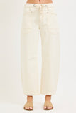 Eyelet String Barrel Pants