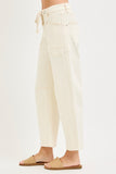 Eyelet String Barrel Pants