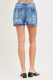 Paisley Print Patch Pocket Shorts