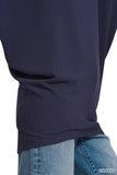 Hacci Dolman Sleeve Top (Dark Navy)