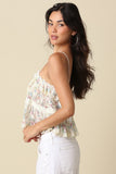 Ellen Tiered Ruffle Cami Top