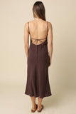 Ellie Linen Open-back Maxi Dress