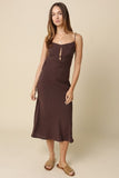 Ellie Linen Open-back Maxi Dress