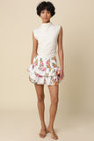 Dora Floral Tiered Ruffle Mini Skirt