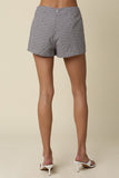Brenda Gingham High-waist Shorts
