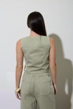 Countryside Denim Vest (Olive)
