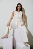 Countryside Drawstring Denim Pants (Ivory)