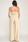 Flower Strapless Top Set