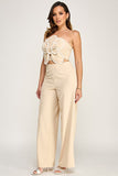 Flower Strapless Top Set