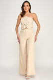 Flower Strapless Top Set