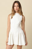 Piper Pleated Hem Mini Dress