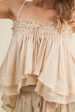 Playful Hem Cami Top