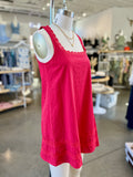 Lovely Babydoll Swing Mini Dress (Red)
