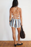 Lace High Neck Halter Top