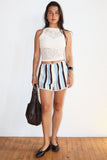 Lace High Neck Halter Top