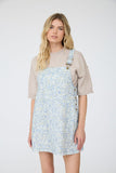 Blue Charm Overall Dress
