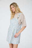 Blue Charm Overall Dress
