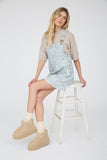 Blue Charm Overall Dress